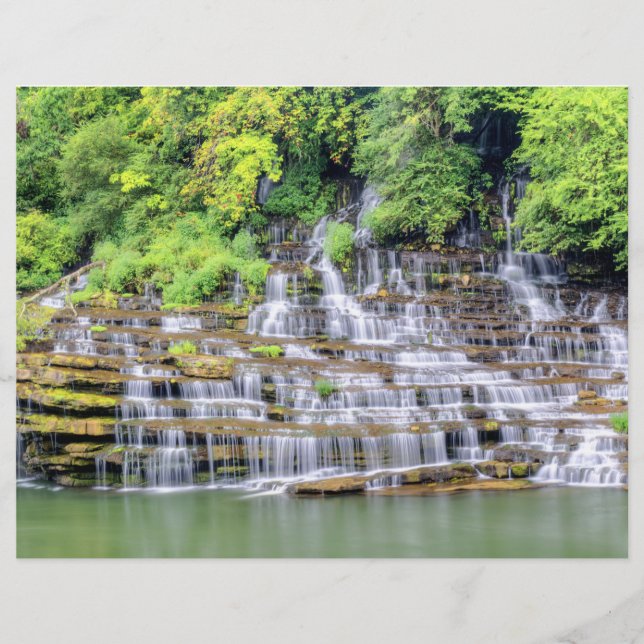 Smyckande Rock Island Scrapbookpapper med motiv fr (Framsida)
