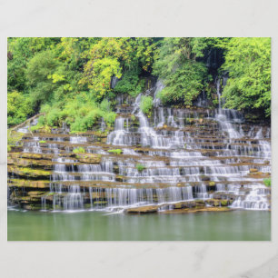 Smyckande Rock Island Scrapbookpapper med motiv fr