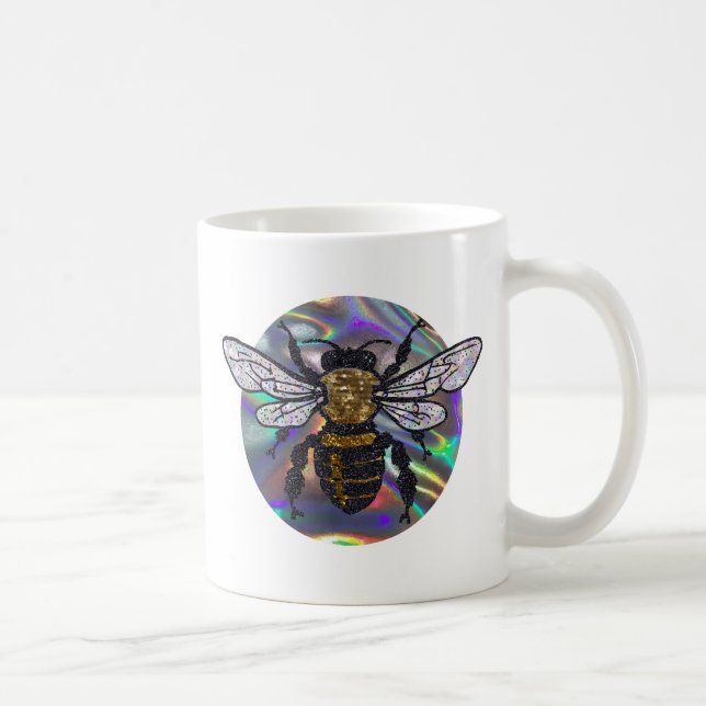 smyckat bi kaffemugg (Höger)