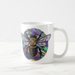 smyckat bi kaffemugg
