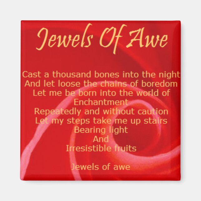 Smycken av awe magnet (Framsidan)