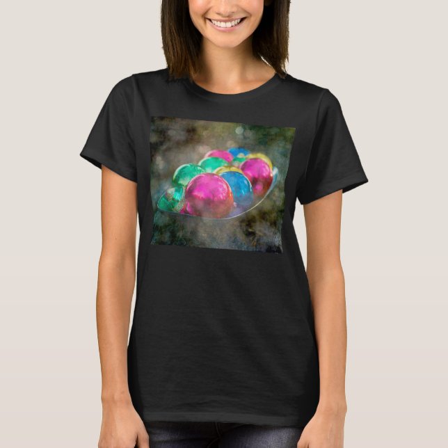 Smycken av julprydnadsföremål t-shirt (Framsida)