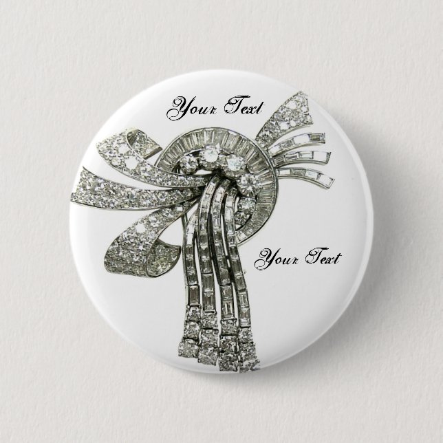 Smycken för dräkt för diamantRhinestonevintage Knapp (Framsida)