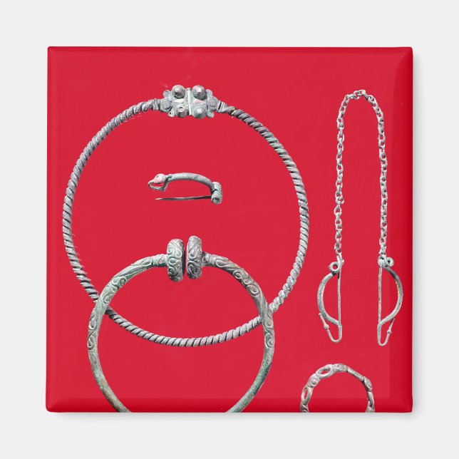 Smycken för urval, inklusive brooch magnet (Framsidan)