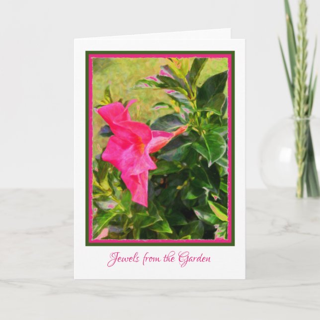 Smycken från Garden Blank Card Kort (Framsida)