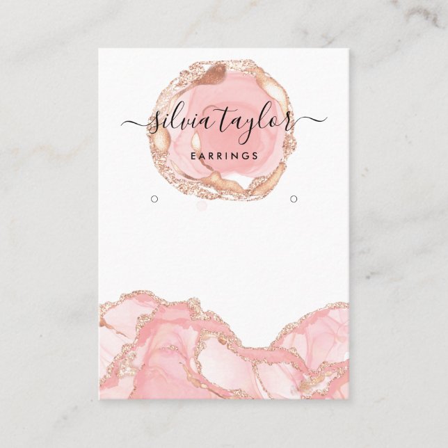  smycken med visning som innehavare av smycken visitkort (Framsida)