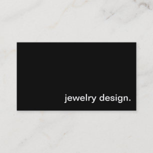 Smyckendesignvisitkort Visitkort