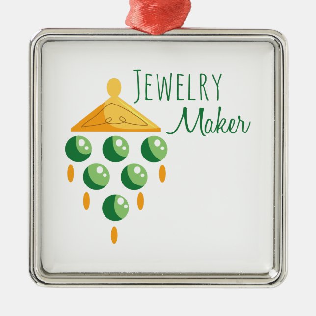 Smyckentillverkare Julgransprydnad Metall (Framsidan)