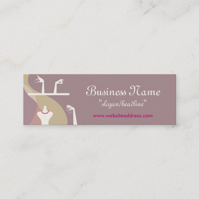 Smyckenvisning profilerar kort (Framsida)