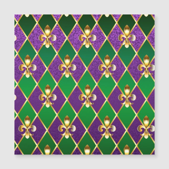 Smyckesbakgrund Mardi Gras (Framsida)
