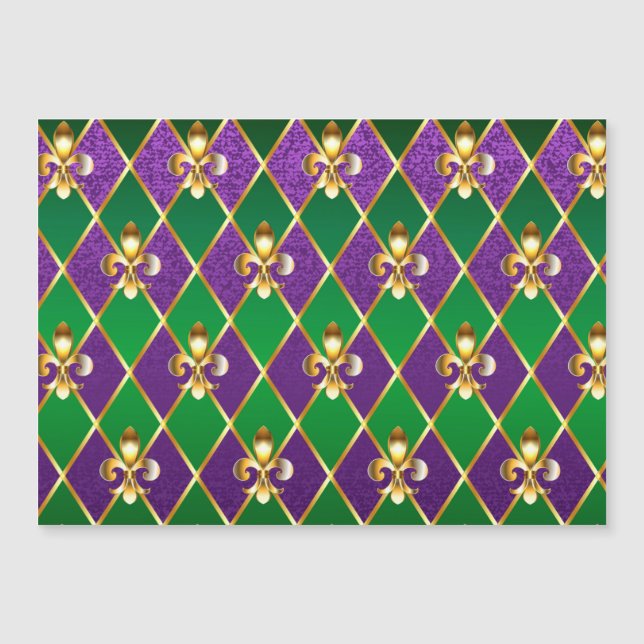 Smyckesbakgrund Mardi Gras (Framsida)