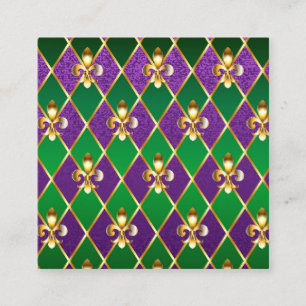 Smyckesbakgrund Mardi Gras Tilläggskort