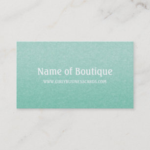 Smyckesbutik Design med Teal Textur Visitkort