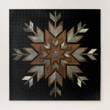 Smyckeskrin Tigerwood med etchat stål