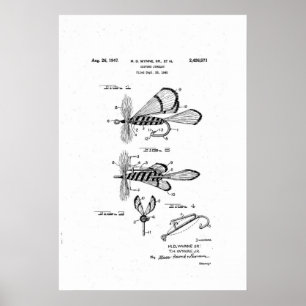 smyckespatent/torr fiskefält poster