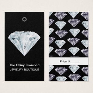 Smyckesprislappar Diamant Anpassade Prislappar Visitkort