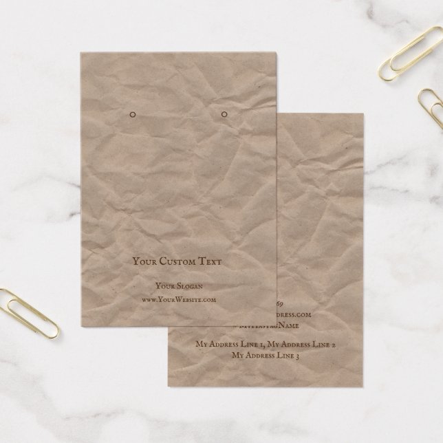 Smyckningskort för judiska Visningar, Återvinna De Visitkort (Kontor)