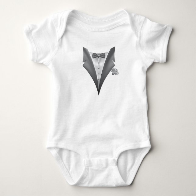 Smyg-Tuxedo Tux Tryck T Shirt (Framsida)