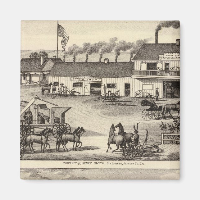 Smyth, Adams egendom Magnet (Framsidan)