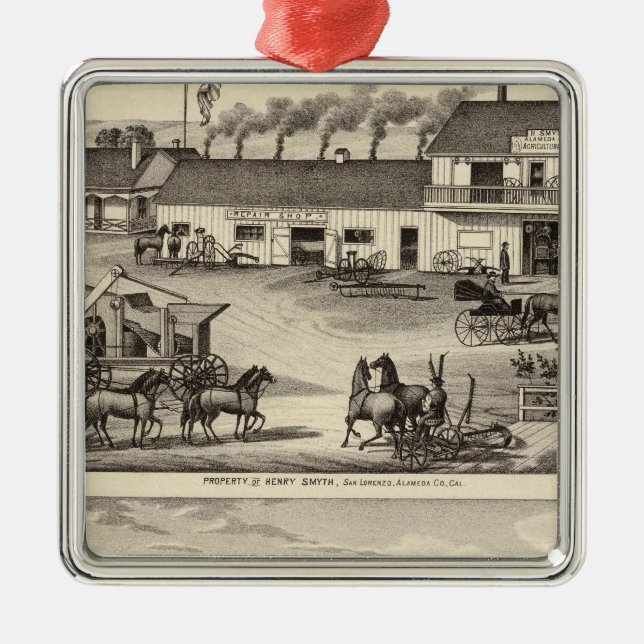 Smyth Adams egendomar Julgransprydnad Metall (Framsidan)