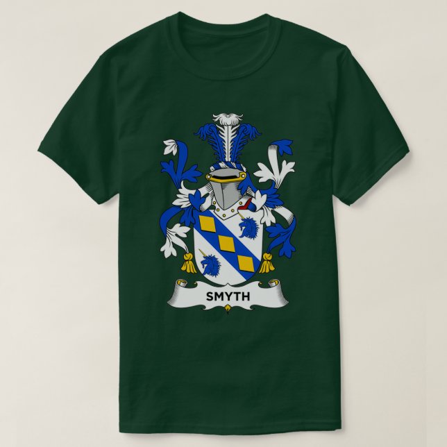 Smyth Jackar Arm Family Crest T Shirt (Design framsida)