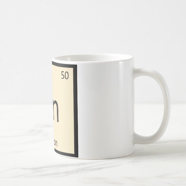 Sn - Stiltonostkemi Periodiska Systemet Kaffemugg (Höger)