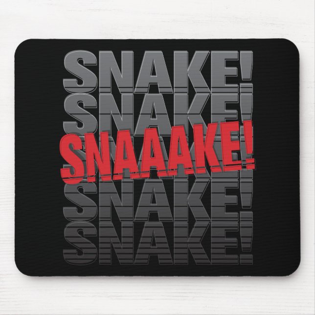 Snaaake! Mousepad Musmatta (Framsidan)