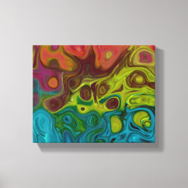 Snabb Abstrakt art. 4444 777 Canvastryck
