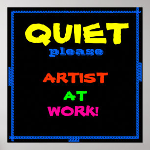 SNABB, ARTIST PÅ ARBETSPLATS poster