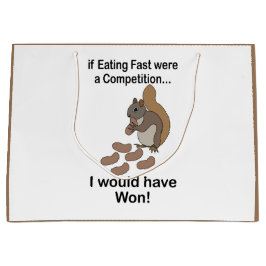 Snabb Ätande Ekorre Roligt Citat