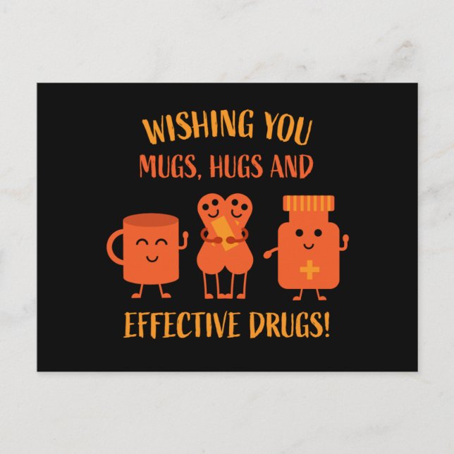 Snabb återhämtning från Covid - Gott tillfrisknand Vykort (Framsida)