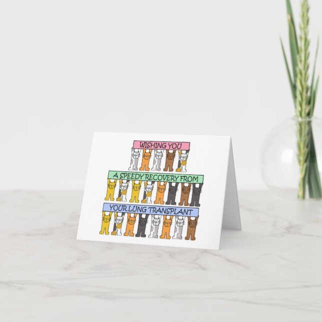 Snabb återhämtning från Lung Transplant Kort (Framsida)