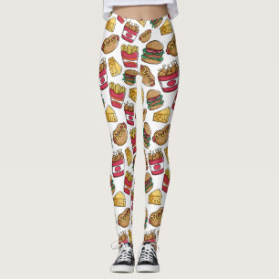 Snabb baljväxt från Food Mönster Leggings