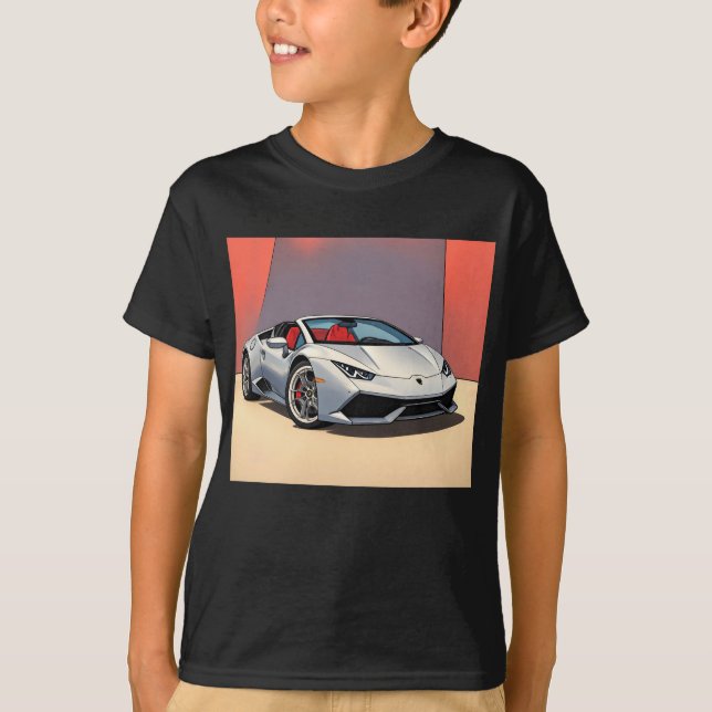 Snabb bil  t shirt (Framsida)