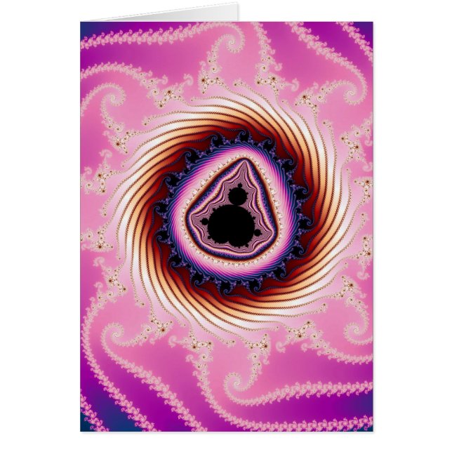 Snabb centrifugering - fjällkort hälsningskort (Framsidan)