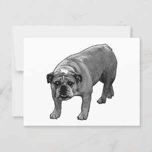 Snabb Cheer Bulldog Vykort