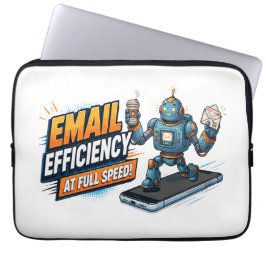 Snabb e-postproduktivitetsrobot laptop fodral