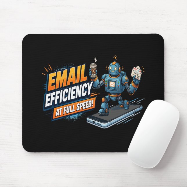 Snabb e-postproduktivitetsrobot musmatta (Med mus)
