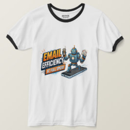 Snabb e-postproduktivitetsrobot t shirt