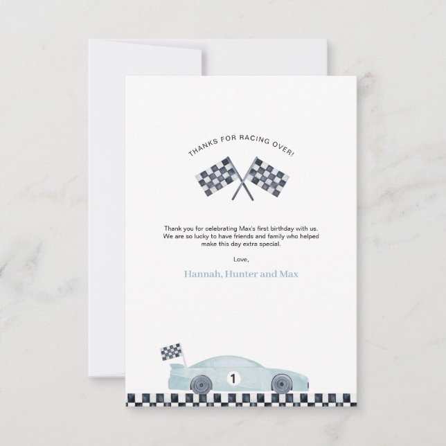 Snabb Ett Tacksamhetskort Tack Kort (Framsida)