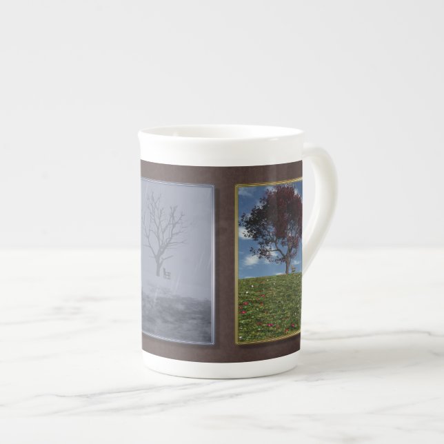 Snabb flygning under årets triptychspecialitet Mug Benporslin Mugg (Framsida höger)