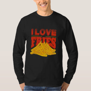 Snabb Food Junkie Chip Red White-Roligt T Shirt
