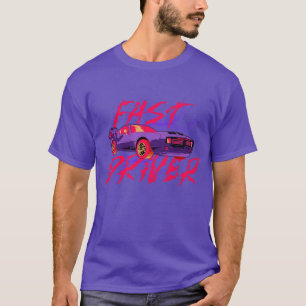 SNABB FÖRARE - lila T Shirt