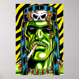 Snabb Frankie™/Heavy Metal Monster Poster