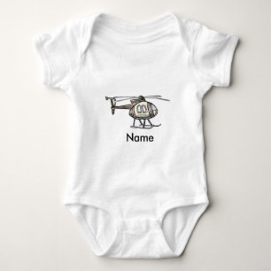 Snabb Helikopter Baby Overall T-shirt