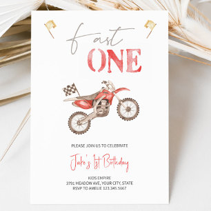 Snabb inbjudan till Red Dirt Bike Birthday