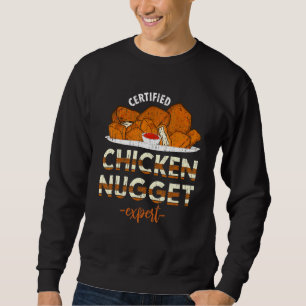 Snabb livsmedelsexpert Chicken Nuggets Chicken Nug Lång Ärmad Tröja