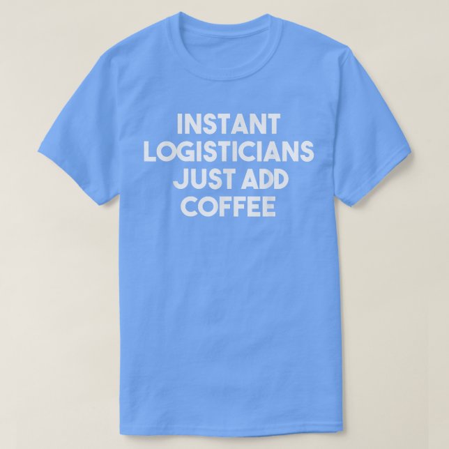 Snabb logistikpersonal lägger bara till CoffeeFunn T Shirt (Design framsida)