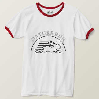Snabb Löphare Kanin Minimalistisk Vilda Djur Illus T Shirt