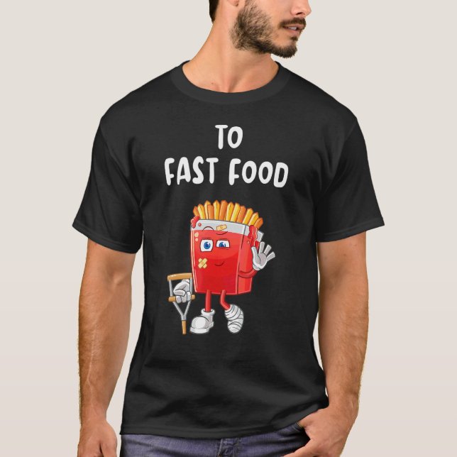 Snabb matfärgsfärja t shirt (Framsida)